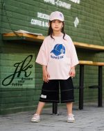 ست تیشرت و شلوارک کلاه کد 1240 - Image 2