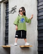 ست تیشرت و شلوارک کلاه کد 1240 - Image 5