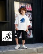 ست تیشرت و شلوارک کلاه کد 1240 - Image 6