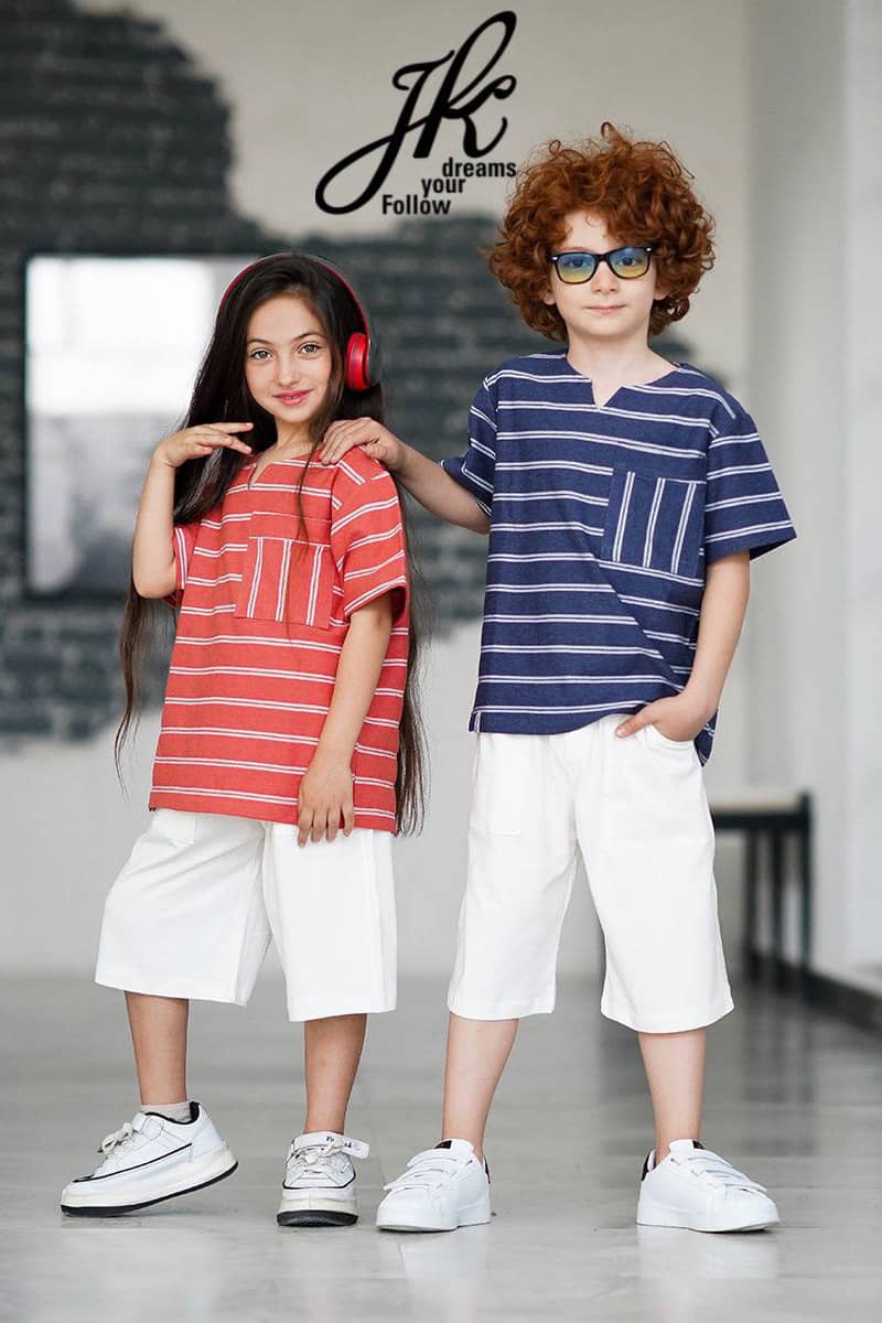 tshirt-1260 تیشرت پنبه رینگی مدل یقه کوبایی کد 1260