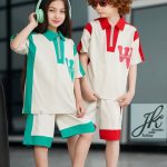 تیشرت شلوارک مدل W کد 1250