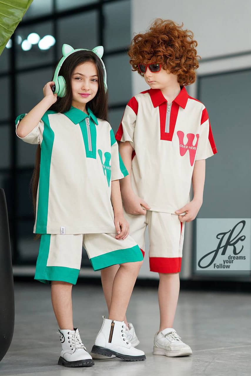 tshirt-shorts-1250 تیشرت شلوارک مدل W کد 1250