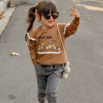 بلوز دورس دخترانه مدل باغچه کد 1410