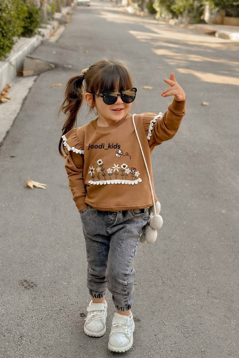 blouse-dors-1410 بلوز دورس دخترانه مدل باغچه کد 1410