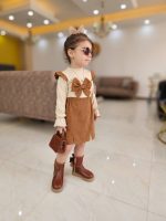 ست بلوز دامن دخترانه مدل پاپیون کد 1120 - Image 10