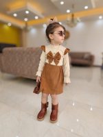 ست بلوز دامن دخترانه مدل پاپیون کد 1120 - Image 8