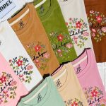 کراپ دخترانه گلدوزی کد 1210