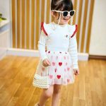 ست دخترانه قلب پاپیون کد 1330