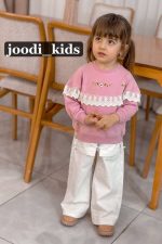 بلوز دورس دخترانه مدل تور گلدوزی کد 1450