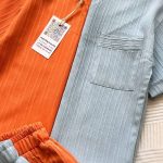 ست تیشرت شلوارک یقه کوبایی مدل آیوا کد 1030