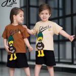 ست تیشرت شلوارک اردک کد 1300