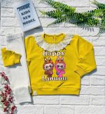 بلوز دورس لبوبو دانتل کد 1600 رنگ زرد