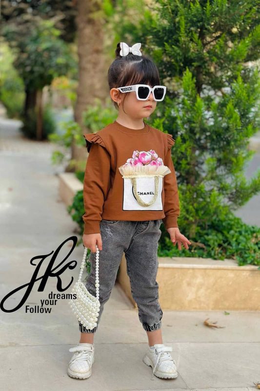 بلوز دورس CHANEL کد 1640 رنگ شتری