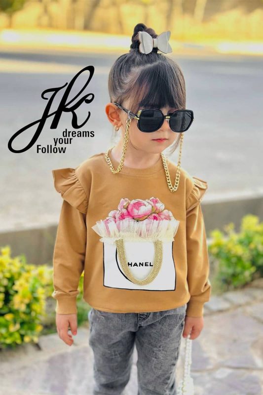 بلوز دورس CHANEL کد 1640 رنگ نسکافه ای