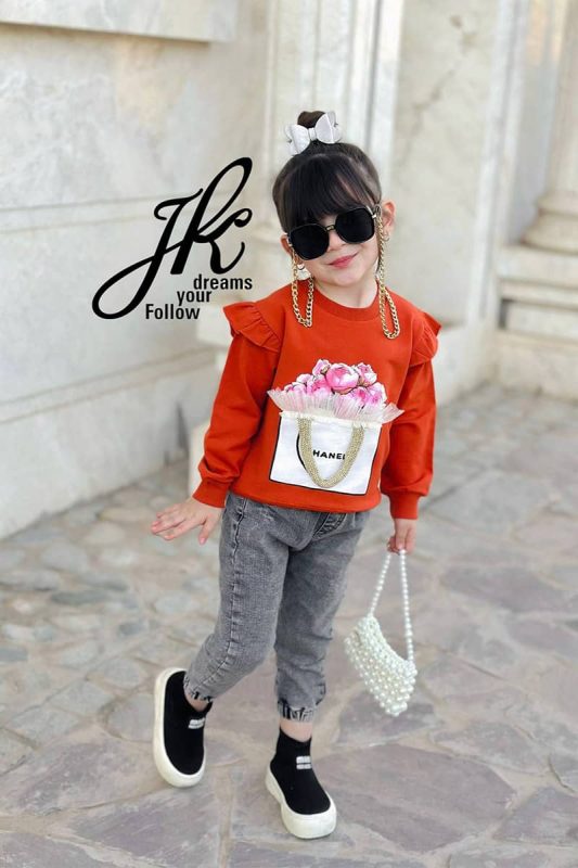 بلوز دورس CHANEL کد 1640 رنگ آجری