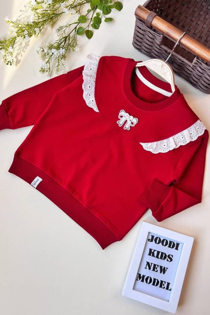 بلوز دورس تور الماس کد 1660 رنگ زرشکی