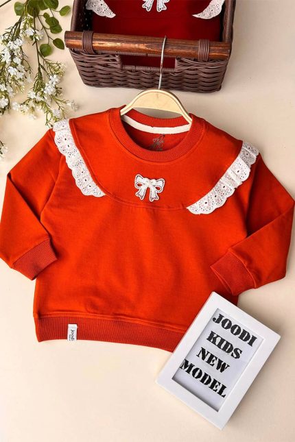 بلوز دورس تور الماس کد 1660 رنگ آجری