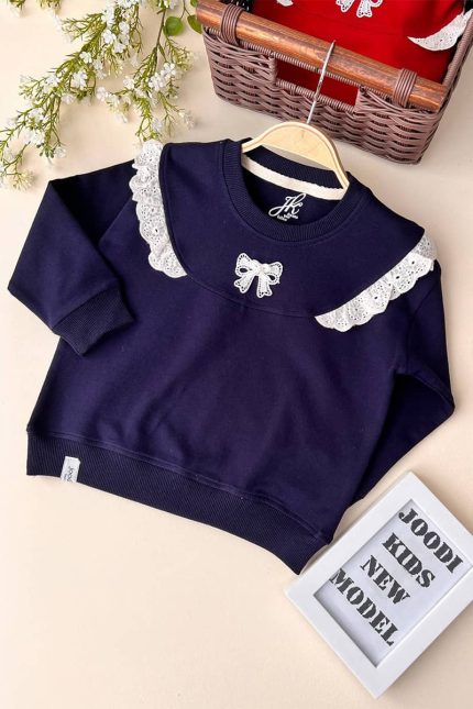 بلوز دورس تور الماس کد 1660 رنگ سورمه ای