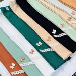 شلوار لگ پنبه دانتل پاپیون کد 1540