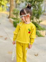 ست بلوز شلوار دورس chery کد 1610 رنگ زرد
