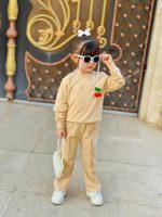 ست بلوز شلوار دورس chery کد 1610 رنگ کرمی