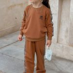 ست بلوز شلوار دورس بالنسیاگا کد 1650 رنگ شتری