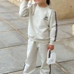 ست بلوز شلوار دورس بالنسیاگا کد 1650 رنگ ماستی