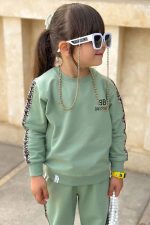 ست بلوز شلوار دورس بالنسیاگا کد 1650 رنگ سدری