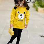 تونیک دورس دخترانه خرسی کد 1500