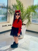 ست کراپ و دامن قلب کد 1700 - Image 3