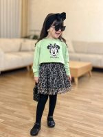 ست کراپ و دامن میکی کد 1760 - Image 2