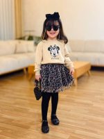 ست کراپ و دامن میکی کد 1760 - Image 4