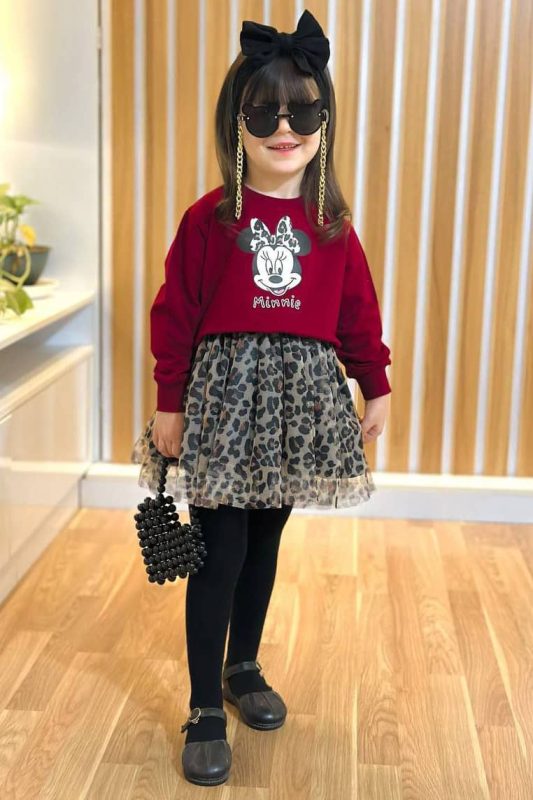 ست کراپ و دامن میکی کد 1760