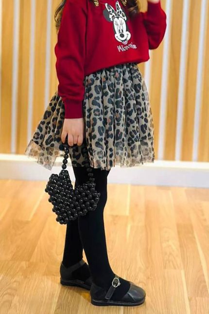 دامن عروسکی پلنگی کد ۱۸۰۰