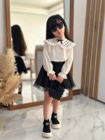 ست شومیز آستین بلند و دامن کد 1870 - Image 2