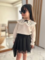 ست شومیز آستین بلند و دامن کد 1870 - Image 3