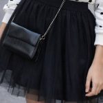 دامن عروسکی مشکی 60 و 65 کد 1840