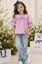 کد 2210 شوميز لينن سایز 55-50-45-40 - Image 6